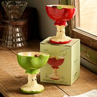 Niedliche Apfel-Duft Öko-Freundliche Handgefertigte Laterne Porzellan Heimdekoration Kreatives Verlobungsgeschenk Beste Freundin Festliches Design