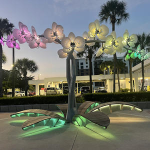 Lumières lumineuses de fleurs de paysage de pétales extérieurs pour les grands centres commerciaux Scenic Spots Holiday Parks Squares-for Christmas - Product Image 2