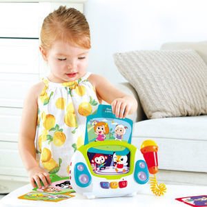 Samtoy – jouet Musical multifonction à piles, pour l'éducation de la petite enfance, karaoké, Jukebox, avec Microphone, pour enfants de plus de 24 mois - Product Image 4