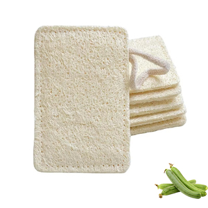 Esponja Vegetal Natural <span class=keywords><strong>de</strong></span> Luffa para Lavar Platos, Biodegradable, Compostable, <span class=keywords><strong>de</strong></span> Alta Absorción, Forma Cuadrada - Product Image 1