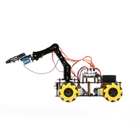 ACEBOTT ESP32 Robot Arm Car Kit 5-DOF AI Smart Robotic Vehicle WiFi APP Control Multi-Idioma Tutoriales para Arduino STEM Kit