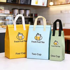 Large Capacity Nonwoven Insulated Lunch Bag Waterproof Thermal Takeaway Delivery Bag with Custom Logo Eco Friendly Food Tote - Product Image 1