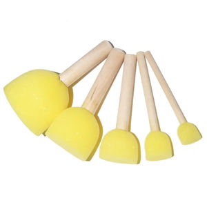 Modèle d'artisanat <span class=keywords><strong>pour</strong></span> enfants outil de <span class=keywords><strong>dessin</strong></span> bricolage peinture Graffiti mousse éponge brosse Puzzle jouet - Product Image 1