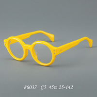 Cadre de lunettes en acétate vintage fait à la main solide rétro marque de luxe lunettes de créateur pour hommes femmes Prescription lunettes de myopie