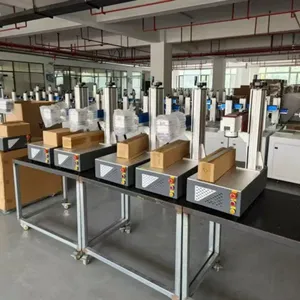 เครื่องมาร์คกิ้งไฟเบอร์เลเซอร์แบบพกพาอัจฉริยะ Wdotmark ระบายความร้อนด้วยอากาศ สำหรับสายการบรรจุภัณฑ์ - Product Image 3