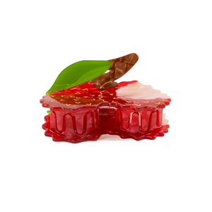 Acetate Lychee Shaped <b>Hair</b> <b>Claw</b> Clip Red Fruit Design <b>Hair</b> Clips Summer Outings & Fruit-themed Styling <b>Hair</b> Accessory - Product Image 4