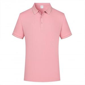 Polo Shirt Men Solid Color Polyester Short Sleeve Workwear Daily Wear Z15-8822 - Product Image 4