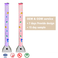 Lampe de sol LED RGB à télécommande, étanche, en PVC, pour intérieur, fabriquée en Chine, idéale pour la décoration du salon.