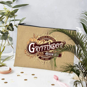 1 pezzo personalizzato Wizard House scegli il tuo modello di casa borsa per il trucco personalizzata borsa regalo per feste - Product Image 1