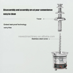 Máquina comercial de fuente de cascada de chocolate de 4/5/7 niveles de lujo con control digital - Product Image 4