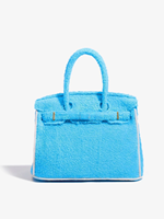 Tas Polyester Platinum dengan Penutup Lipat, Kapasitas Besar, Portabel, untuk Perjalanan, Gaya Klasik, Bahan Handuk, Desain Eksplosif Lintas Batas