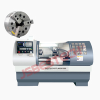 Mesin Bubut CNC Presisi Spindle Kecepatan Tinggi 30~2500RPM untuk Pembubutan Cepat Bagian Logam Kecil