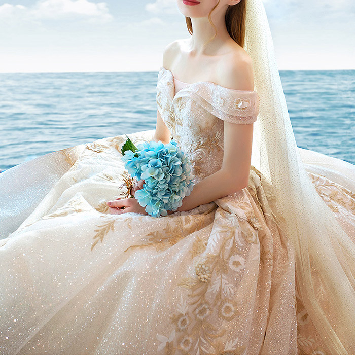 open lace back dress Starlight Princess Dress main image 0