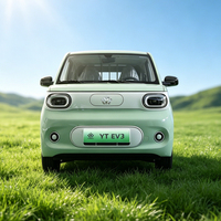 Quadricycle électrique légal Yuantong EV3 L7e avec certification CEE, charge rapide en 65 minutes, petite voiture de ville