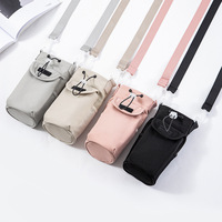 Sac isotherme portable en polyester pour bouteille d'eau et téléphone-Pochette de cyclisme étanche pour fitness (1-3L)