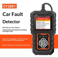 Lecteur de codes et analyseur/décodeur de diagnostic automobile OBD II transfrontalier amélioré CY3001