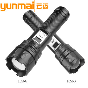 ไฟฉาย LED แบบชาร์จไฟได้ 30W พร้อมจอแสดงผลดิจิตอล ไฟฉายอลูมิเนียมอัลลอยด์ความเข้มสูงระยะไกล แสงสีขาว - Product Image 3