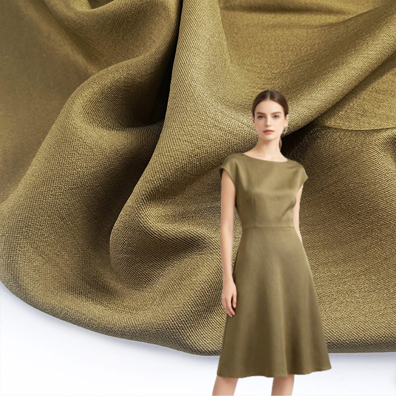 Soft Rayon Nylon Polyester Blend Fabric for Women's Dresses Shirts Suits