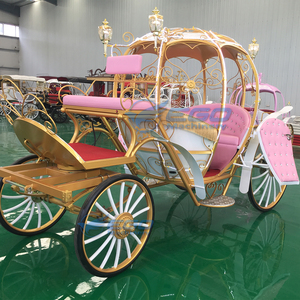 Carruaje de Calabaza Eléctrico de Lujo 2025 al por Mayor, de Alta Calidad, Blanco, Estilo Cenicienta, Cama de Princesa, para Bodas - Product Image 2