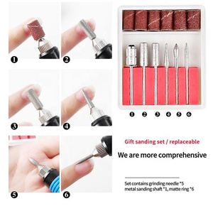 <span class=keywords><strong>Ponceuse</strong></span> à ongles professionnelle, polisseuse, mini perceuse à ongles électrique sans fil, portable, silencieuse, puissante, en plastique, à prix abordable - Product Image 6