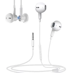 गर्म बिक्री वायर्ड 3.5mm में-कान हेडसेट Mic के साथ स्टीरियो headphones बास earpods ईरफ़ोन के लिए सैमसंग S10 S9 a71 5G A51 A52 A12 A11
