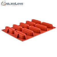 MUYULINS Moule en silicone pour éclairs et gâteaux, barre de cuisson pour biscuits français