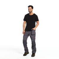 Pantalon de travail uniforme Cargo pour hommes robustes avec genouillère vêtements de sécurité utilitaire multi-outils poches pantalon de Construction charpentier