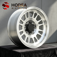 Rines de Malla Forjada Retro Blancos Brillantes de 17 18 19 20 Pulgadas para Hilux Ranger Tacoma Land Cruiser Todoterreno