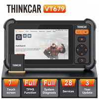 THINKCAR VT679 Escáner de Diagnóstico de Sistema Completo Todo en Uno con Diagnóstico de Sistema del Vehículo, Compatible con CAN FD, Cobertura para el 98% de los Vehículos