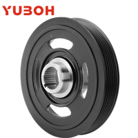Poulie de vilebrequin YUBOH 13810-R40-A01 pour Honda CR-V Accord Odyssey Crosstour 2006-2012, poulie d'équilibrage harmonique de vilebrequin OEM