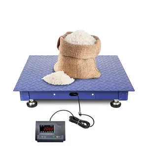 Factory direct sale heavy duty floor scale digital electronic 2 ton platform floor scale