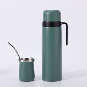 Termo Automatizado de 1 Litro y 8 Onzas, Múltiples Capacidades, Botella Aislada para Yerba <span class=keywords><strong>Mate</strong></span>, Juego de Tazas Argentinas con Bombilla - Product Image 2