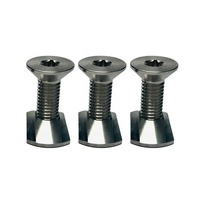 Mur Baut Titanium Alloy T Gr5 Berkinerja Tinggi untuk Pemasangan Papan Selancar M8 M6 untuk Hydrofoil