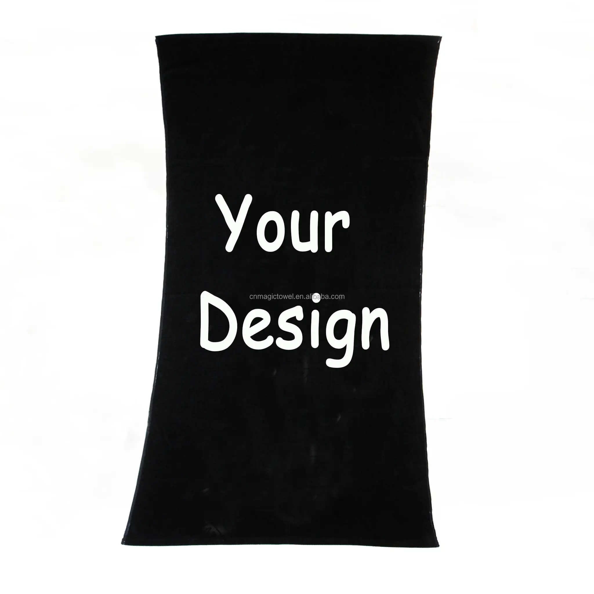 Hochwertiges Free Design Custom Strand tuch aus 100% Baumwolle mit Logo Custom Print Schneller Versand Sommer Extra großes Strand tuch