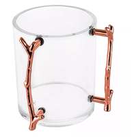 Tasse de lavage en acrylique Lucite pour cérémonie musulmane, tasse de lavage en marbre sur mesure en usine