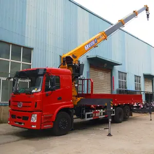 China Hot Selling 12 T Hydraulische Telescopische Kraan Vrachtwagen Gemonteerde Kraan Boom Kraan Merk Nieuw Te Koop