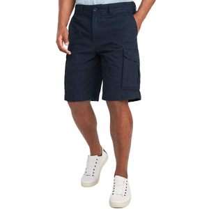Pantalones Cortos Cargo Casuales para Hombre Sabin 25, Cintura Media Elástica, 100% Algodón, Ligeros, Transpirables, de Punto Sólido, con Cordón Ajustable - Product Image 1