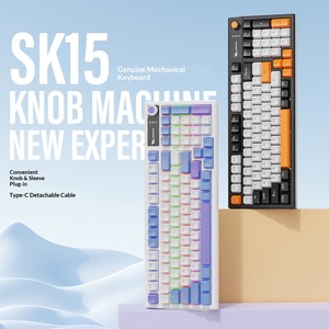 Smailwolf SK15 95 Keys Wired Mechanical Keyboard Hot Swappable N Key Rollback Computer Game Keyboard for Gamer Office - Product Image 1