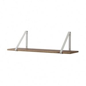 ขายึดชั้นวางเหล็กหล่อขัดเงา WEKIS แบบติดผนัง โครงสร้างสามเหลี่ยม รับน้ำหนักได้ 75 ปอนด์ สำหรับห้องครัวและอื่นๆ - Product Image 4