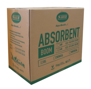 Barrera Absorbente de Aceite Industrial Ecológica 100% Polipropileno para Contención de Derrames de Combustible/Diésel, Uso Marino, Marca SABER SO400-SB - Product Image 3