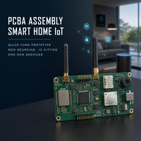 Service d'assemblage rapide de PCBA IoT, Assemblage de PCB pour la connectivité de la maison intelligente, Approvisionnement de BOM, Kit de composants IC, EMS, OEM