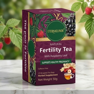 Thé de fertilité à base de plantes très demandé en gros - Améliorateurs mammaires 100% naturels, emballages personnalisés - Product Image 1