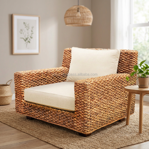 เก้าอี้โซฟา TOKYO เฟอร์นิเจอร์ไม้หวายธรรมชาติจากหญ้าทะเล - Product Image 3