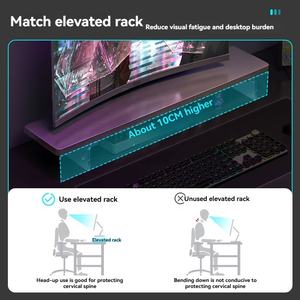 Escritorios modernos para juegos <span class=keywords><strong>de</strong></span> ordenador, escritorios y sillas para deportes electrónicos para el hogar, dormitorio, estudio para estudiantes, casa <span class=keywords><strong>de</strong></span> <span class=keywords><strong>alquiler</strong></span> sencilla, escritorios <span class=keywords><strong>de</strong></span> oficina - Product Image 3