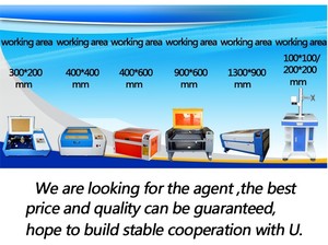 60w 80w 100w 130w 9060 w高品质中国co2激光m2控制器雕刻机和迷你切刀，用于玻璃杯织物id汽车 - Product Image 6