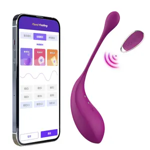 App Liefde Ei Draagbare Bluetooth Stimulator Voor Vrouwelijke Volwassen Speelgoed Mini Ei Stijl Vibrator Bullet Voor Vrouwen Vibrerende Bal