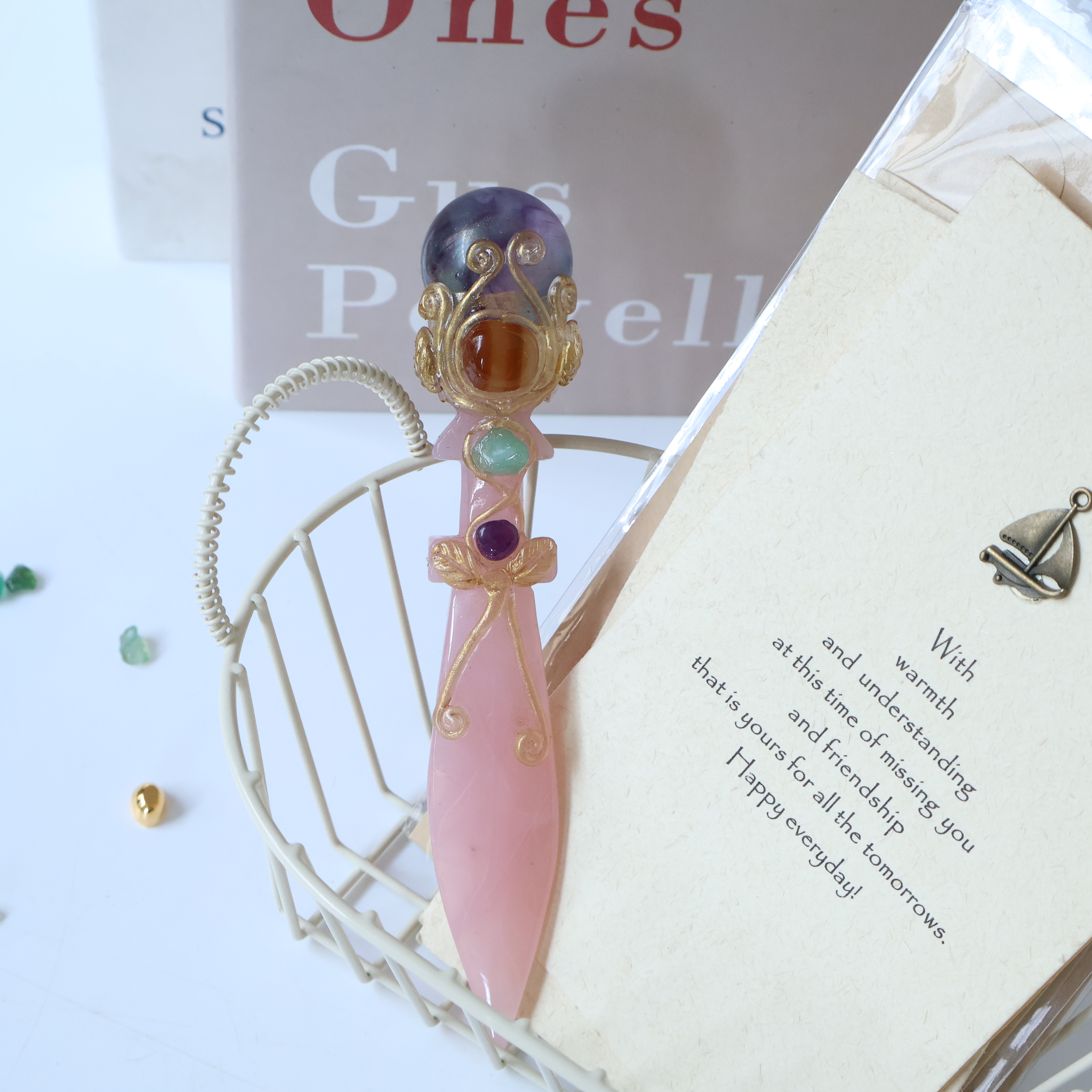 Cristal rosa mágico