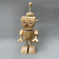Figurine décorative en bois d'animal style Art déco, accent décoratif pour bureau/table/étagère, décoration intérieure