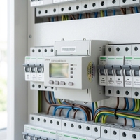 Medidor de Energía CC Acrel DJSF1352-RN/DS para Riel DIN, Modbus-Rtu, Entrada CC de Doble Canal, Clase 0.5 de Precisión para Torres de Telecomunicaciones