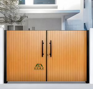 <span class=keywords><strong>Portail</strong></span> <span class=keywords><strong>coulissant</strong></span> extérieur moderne, léger et durable, prix usine, pour usage résidentiel (cour, appartement, villa), en alliage d'aluminium - Product Image 1